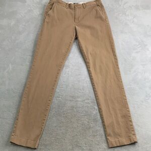 J.Crew Men's 770 Stretch Chino's Tan Size 30 X 33